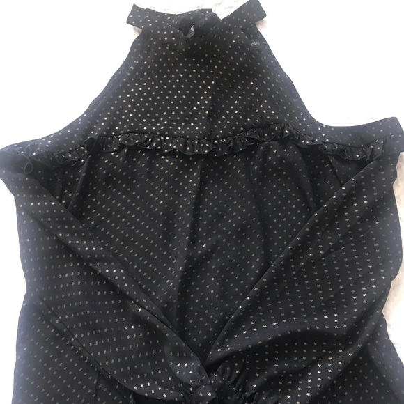 Supply and Demand Gold Star Cold Shoulder Top - Picture 2 of 6